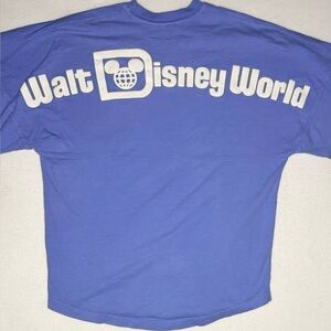 Walt Disney World Long Sleeve Spirit Jersey Small Periwinkle